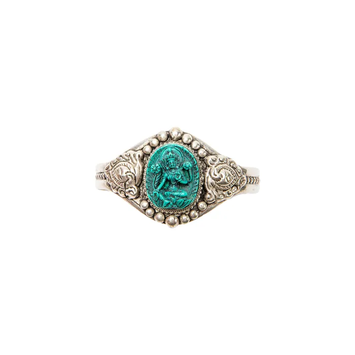 Tibet Arts Bracelets Green Tara Cuff Bracelet