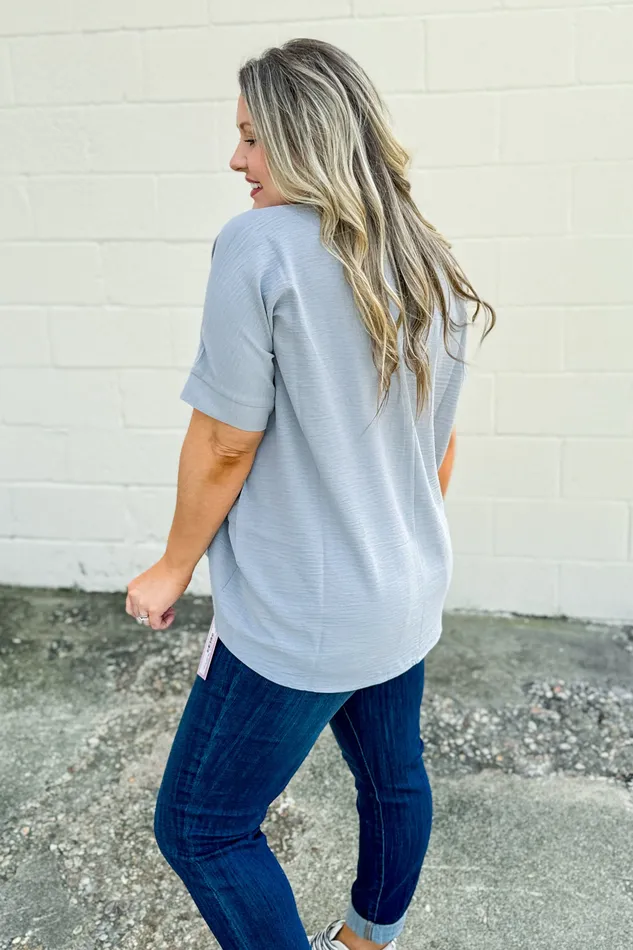 Zenana Necklaces All You Need Airflow Top Sleet