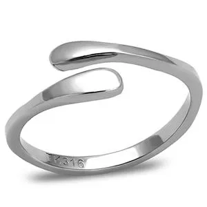 Rings Green CJE3261 Wholesale Womens Stainless Steel Minimal Ring