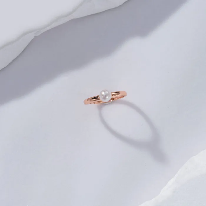 Rings Elegant Freshwater Pearl Ring WR00169 Pearly Lustre