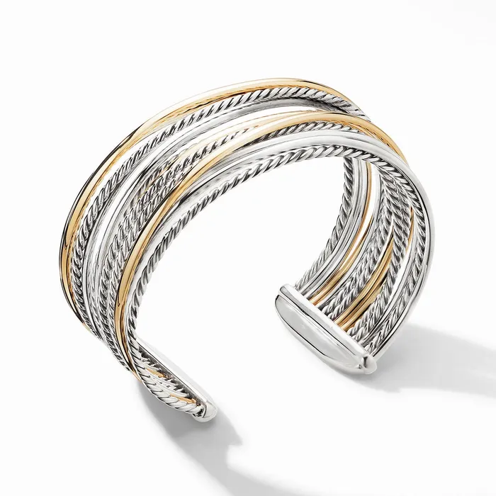 Bracelets David Yurman David Yurman Wide Crossover Cuff Bracelet