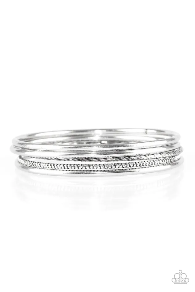 Bracelets Paparazzi Bracelet Mesa Mix Silver Paparazzi Jewelry