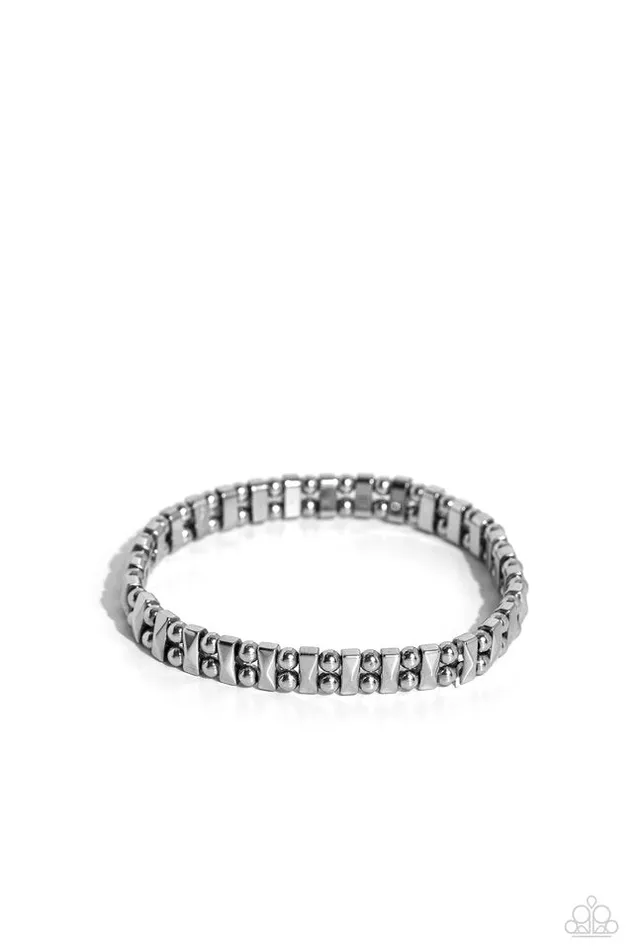 Bracelets Paparazzi Jewelry Paparazzi Bracelet Fortune Favors The Fierce Silver