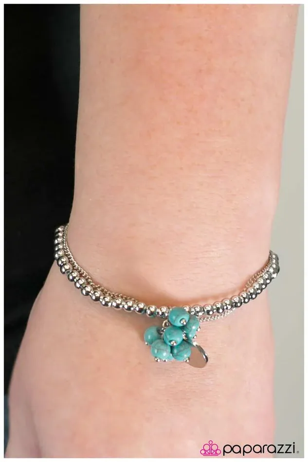 Bracelets Paparazzi Jewelry Paparazzi Bracelet Little House On The Prairie Blue