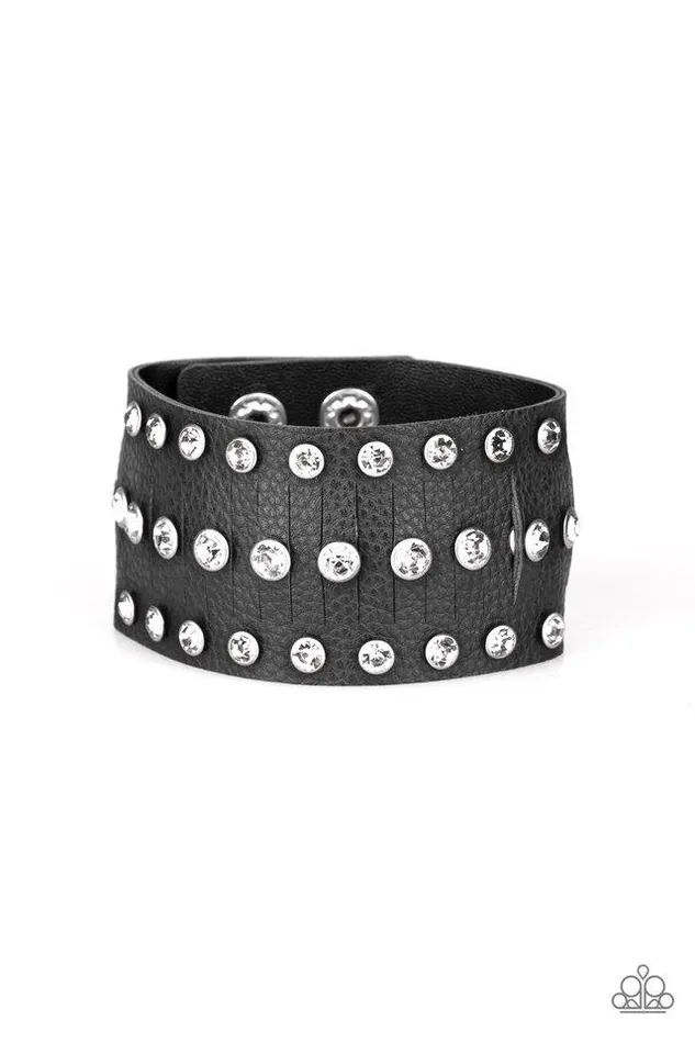 Bracelets Paparazzi Jewelry Paparazzi Bracelet Now Taking The Stage Black