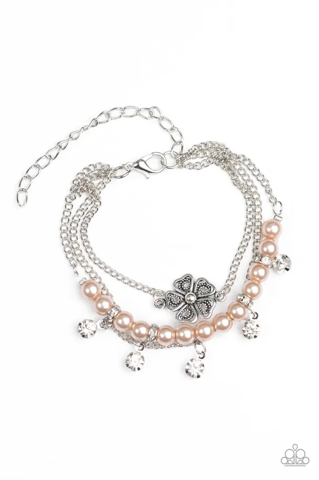 Bracelets Paparazzi Jewelry Paparazzi Bracelet Petunia Party Brown