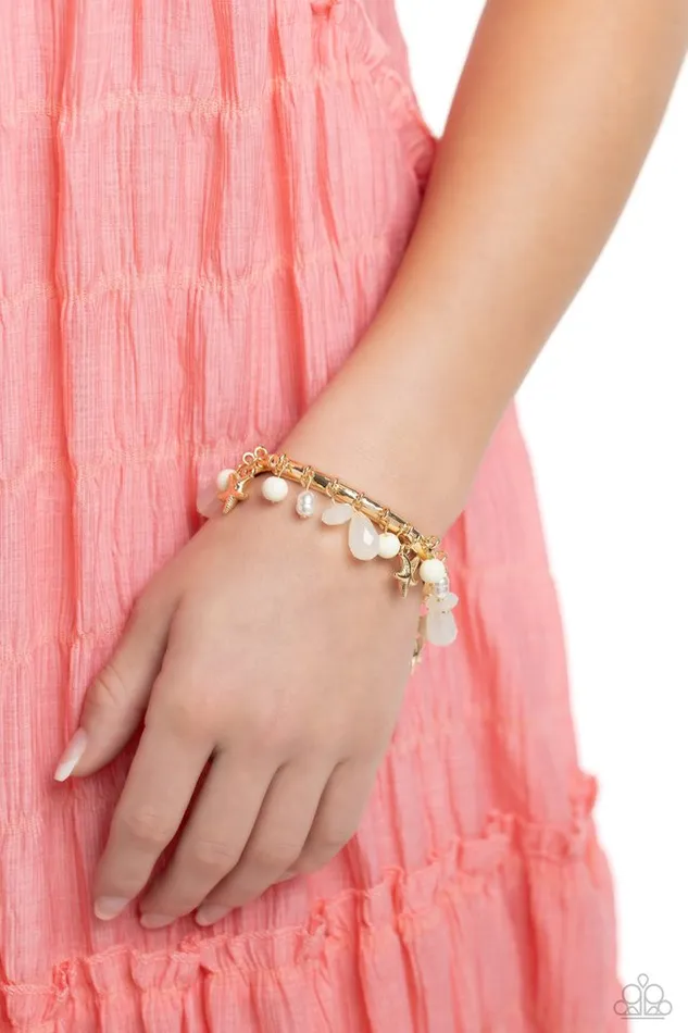 Bracelets Paparazzi Jewelry Paparazzi Bracelet Surfer Shanty Gold