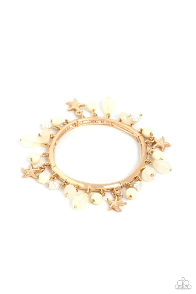 Bracelets Paparazzi Jewelry Paparazzi Bracelet Surfer Shanty Gold