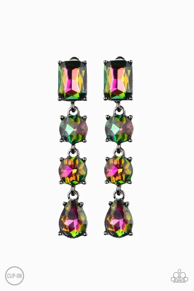 Earrings Paparazzi Jewelry Paparazzi CLIPON Earrings Make ALIST Multi
