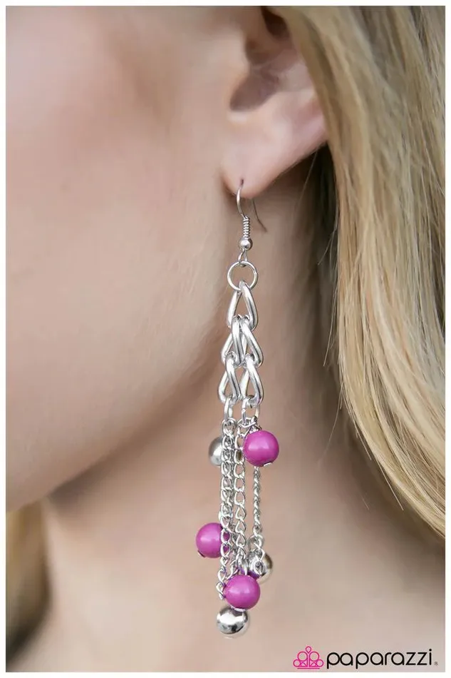 Earrings Paparazzi Jewelry Paparazzi Earring Oh Jackie Purple