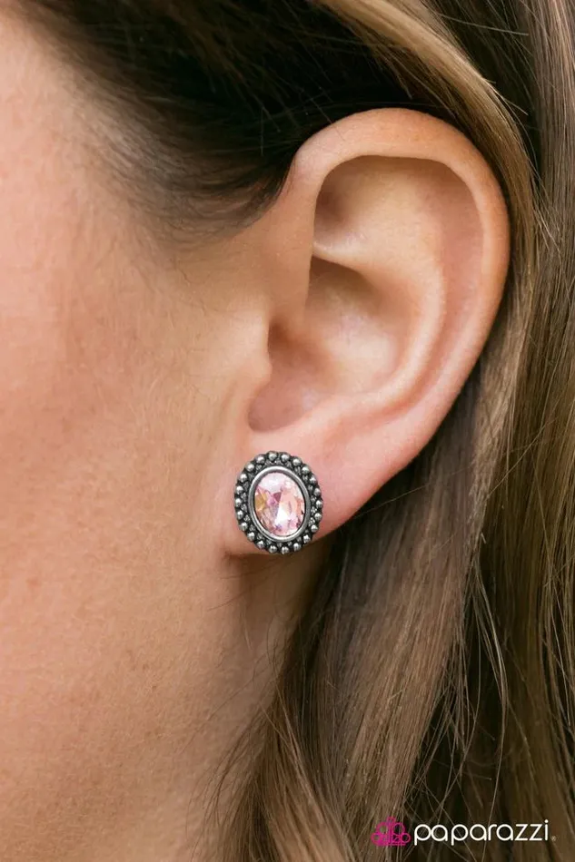 Earrings Paparazzi Jewelry Paparazzi Earring Viva La Glam Pink
