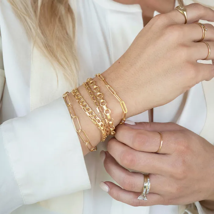 Gold Filled Loops Bracelet TheRoseGypsy Bracelets