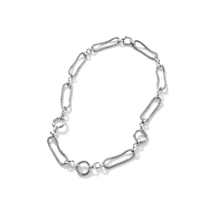 John Hardy Classic Chain Sterling Silver Knife Edge Necklace 18 inch John Hardy Necklaces