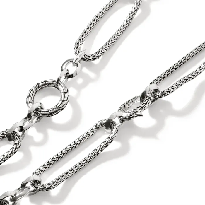 John Hardy Classic Chain Sterling Silver Knife Edge Necklace 18 inch John Hardy Necklaces