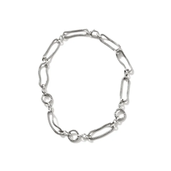 John Hardy Classic Chain Sterling Silver Knife Edge Necklace 18 inch John Hardy Necklaces