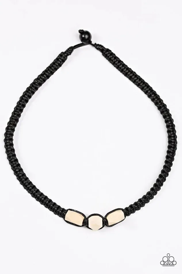 Necklaces Paparazzi Jewelry Paparazzi Necklace Redwood Forest Black