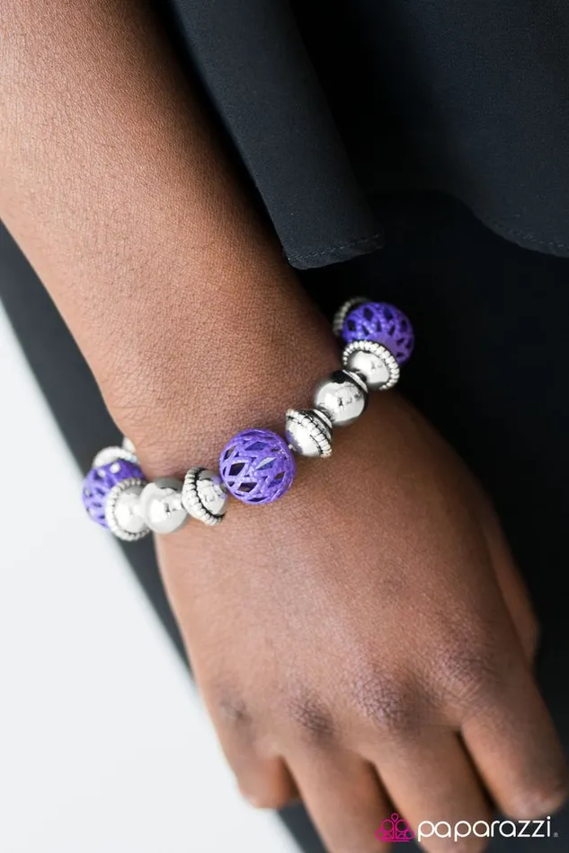 Paparazzi Bracelet Summer Sailing Purple Paparazzi Jewelry Bracelets