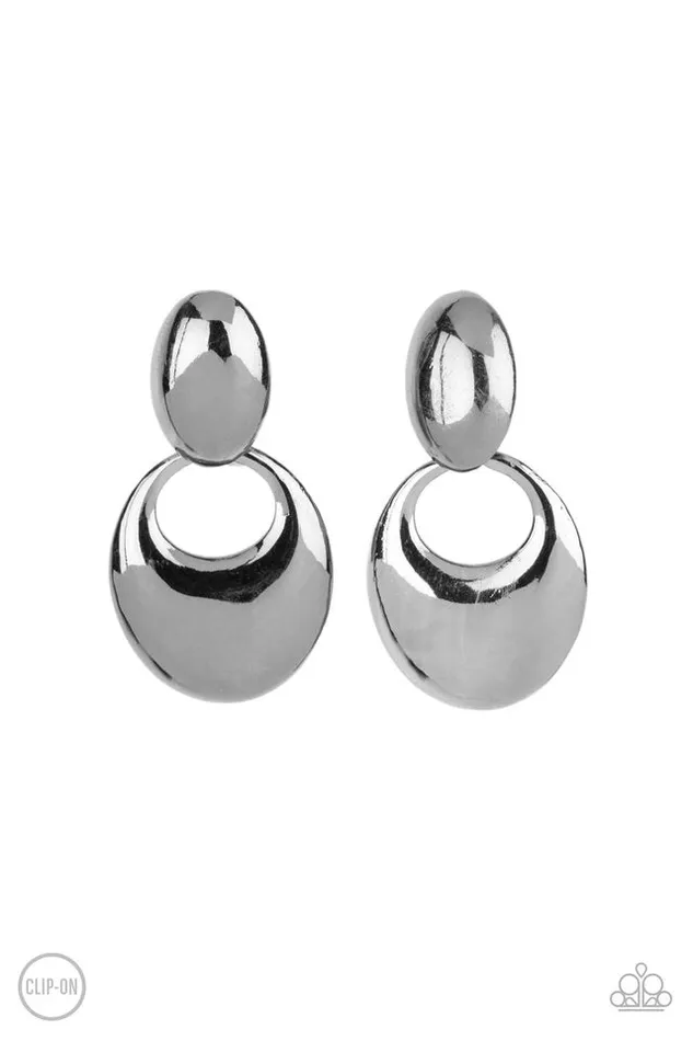Paparazzi Earring Urban Artistry Black Paparazzi Jewelry Earrings