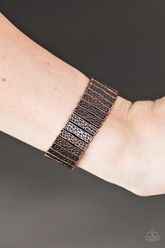 Paparazzi Jewelry Bracelets Paparazzi Bracelet Cave Wear Copper