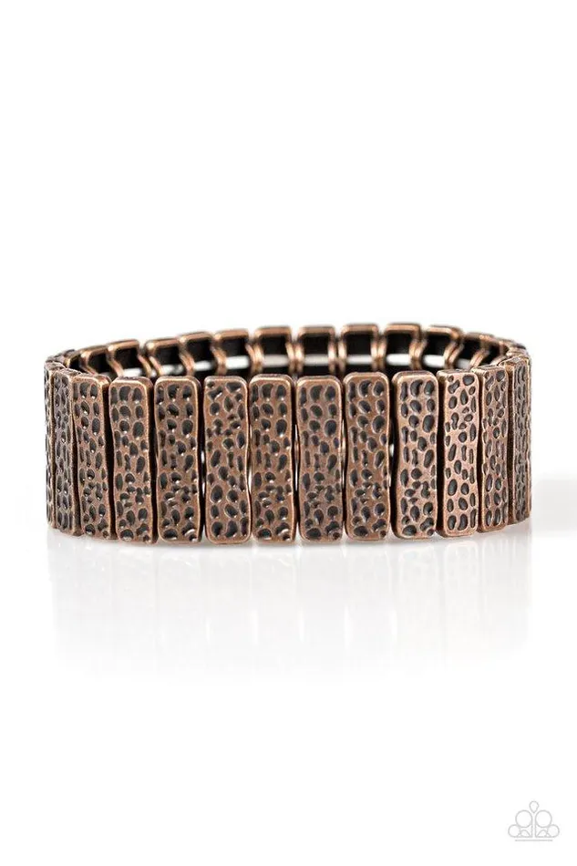 Paparazzi Jewelry Bracelets Paparazzi Bracelet Cave Wear Copper