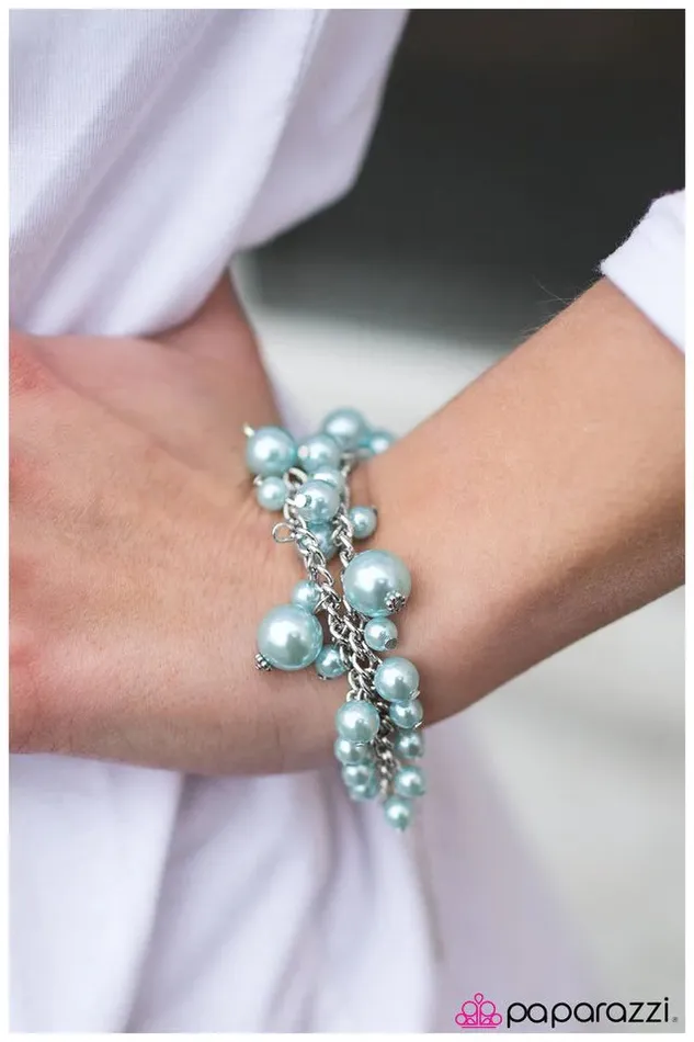 Paparazzi Jewelry Bracelets Paparazzi Bracelet Fine Dining Blue