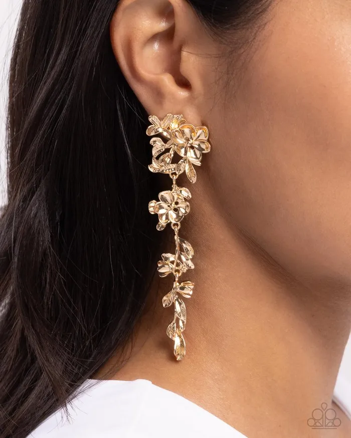 Paparazzi Jewelry Earrings Paparazzi Earring Generous Garden Gold