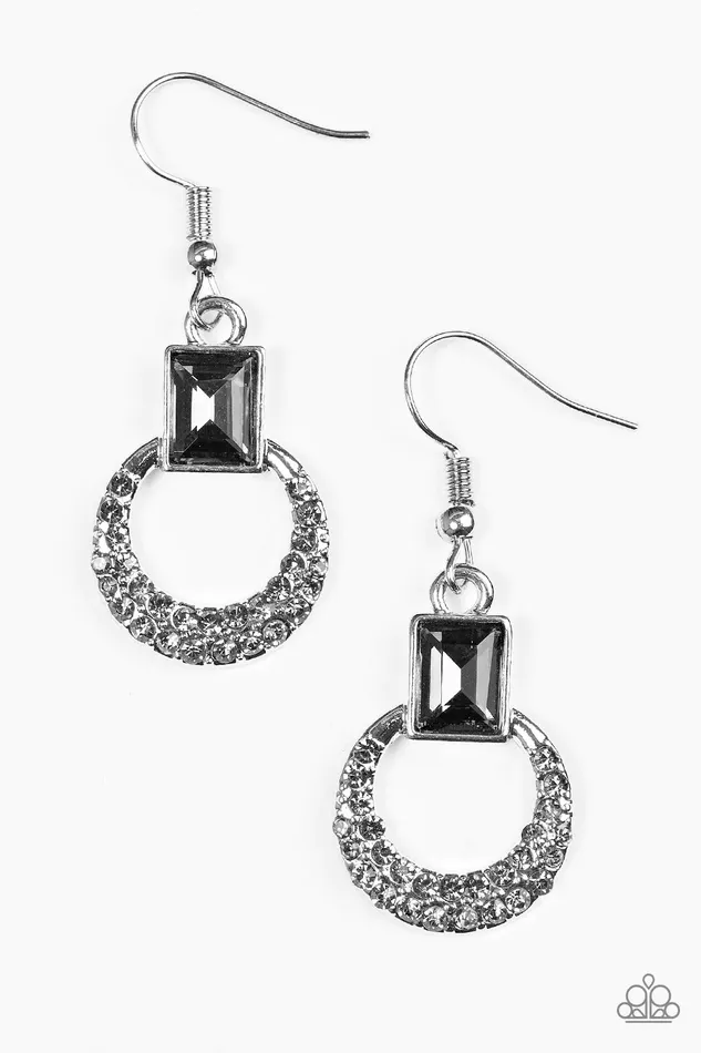 Paparazzi Jewelry Earrings Paparazzi Earring Seeing SUPERSTARS Silver