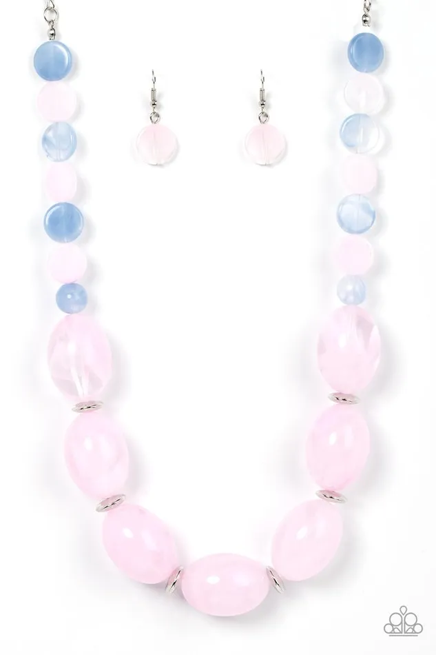 Paparazzi Jewelry Necklaces Paparazzi Necklace Belle of the Beach Pink