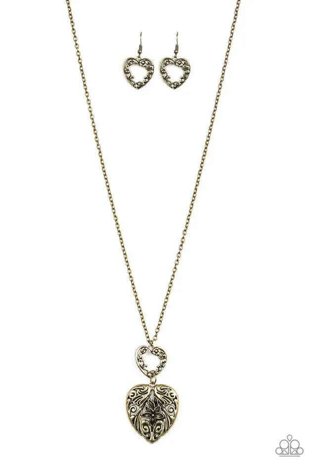 Paparazzi Jewelry Necklaces Paparazzi Necklace Garden Lovers Brass