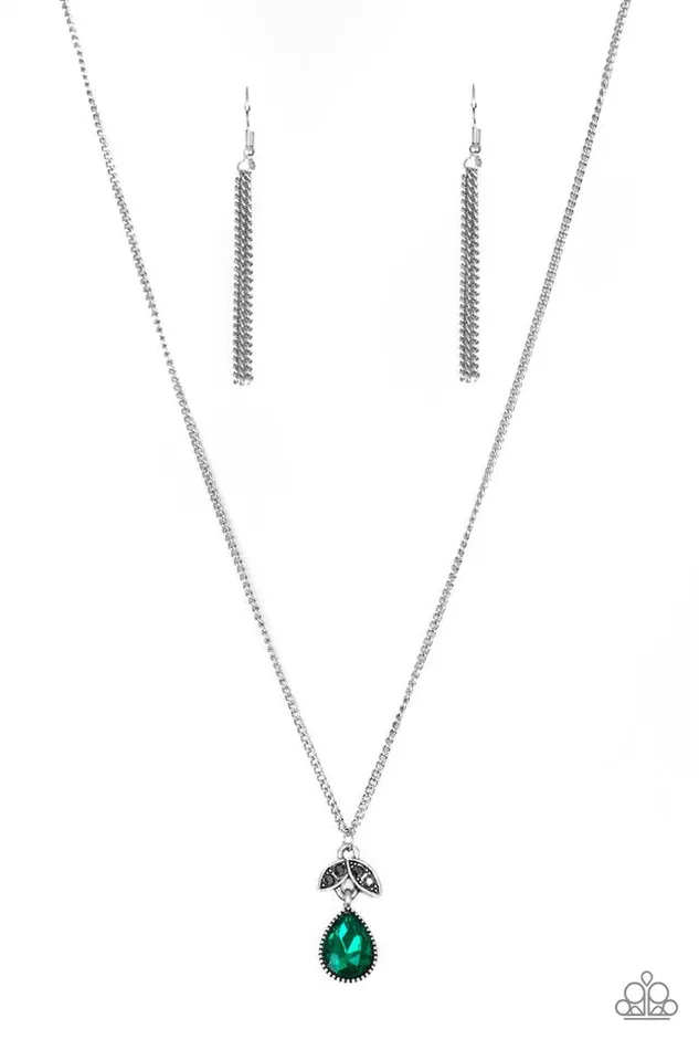 Paparazzi Jewelry Necklaces Paparazzi Necklace Nice To Meet You Green