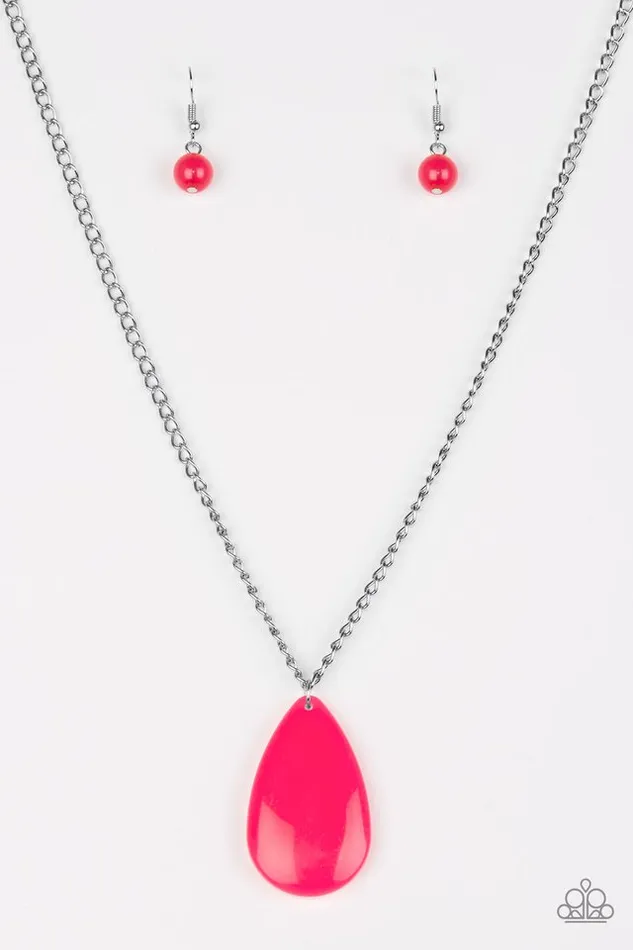 Paparazzi Jewelry Necklaces Paparazzi Necklace So PopYOUlar Pink
