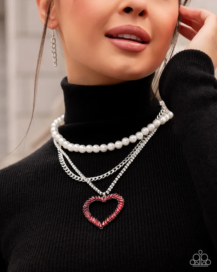 Paparazzi Jewelry Necklaces Paparazzi Necklace Y2K Year Red