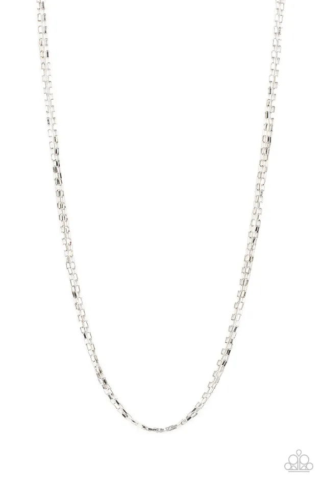 Paparazzi Jewelry Paparazzi Necklace Dead Heat Silver Necklaces