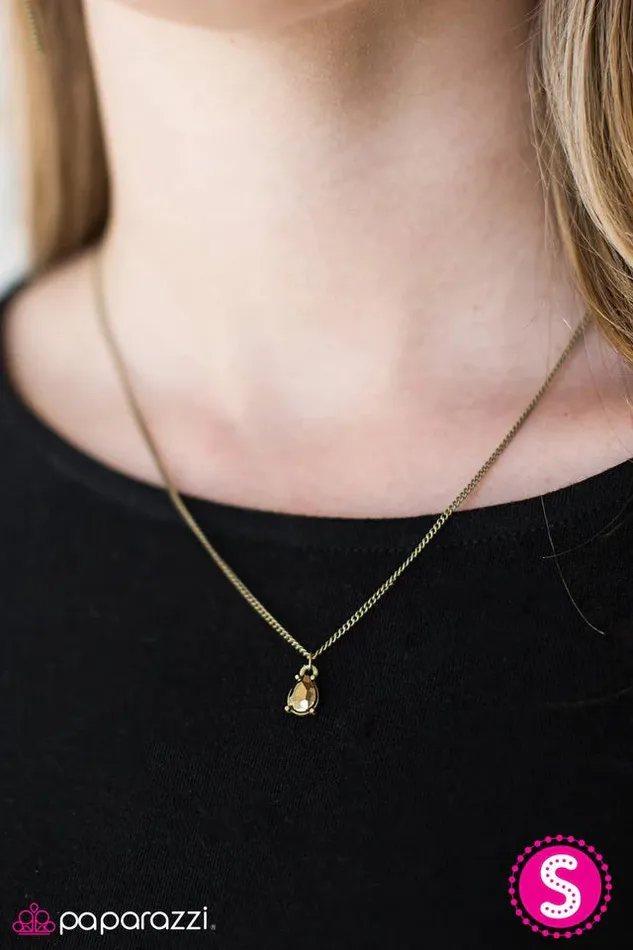 Paparazzi Jewelry Paparazzi Necklace Stormy Nights Brass Necklaces