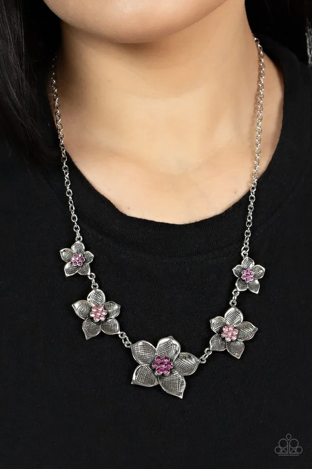 Paparazzi Jewelry Paparazzi Necklace Wallflower Wonderland Pink Necklaces