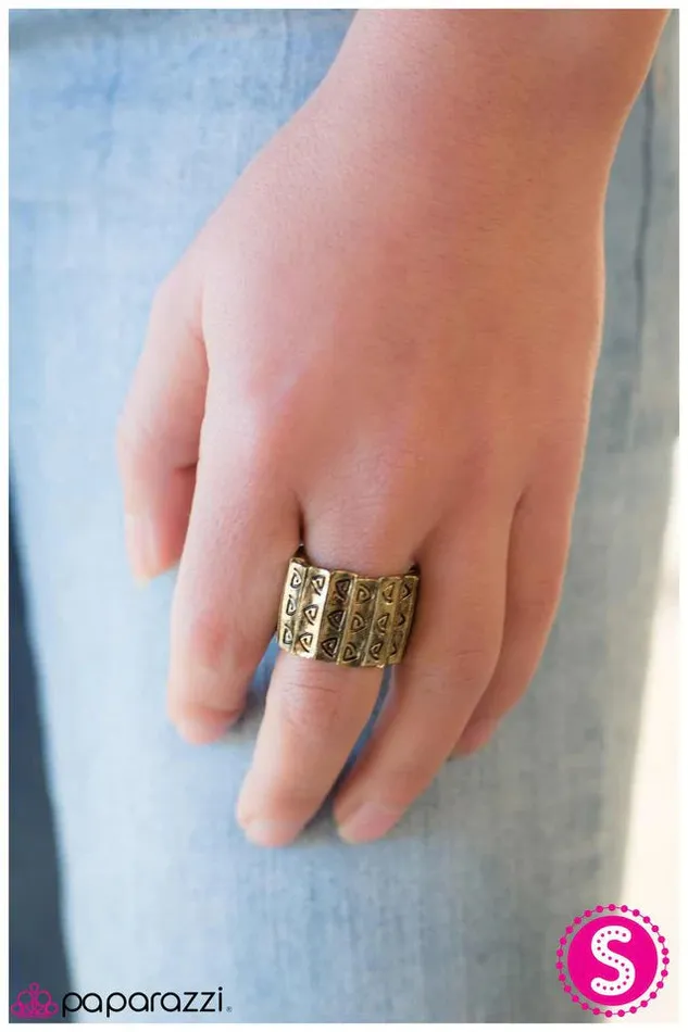 Paparazzi Jewelry Rings Paparazzi Ring All Around Town Brass