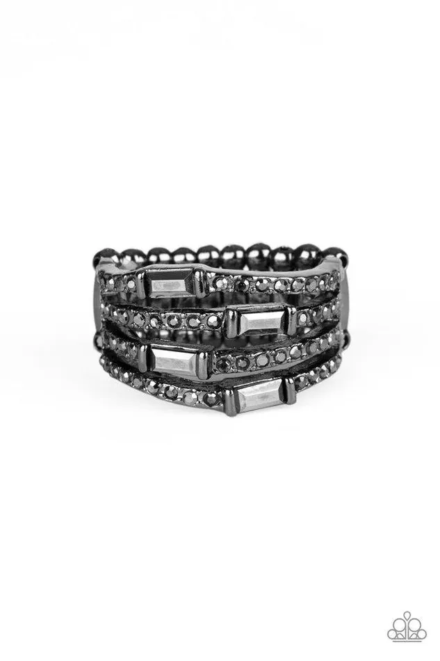 Paparazzi Jewelry Rings Paparazzi Ring Royal Reflections Black