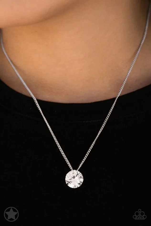 Paparazzi Necklace Blockbuster What a Gem White Paparazzi Jewelry Necklaces