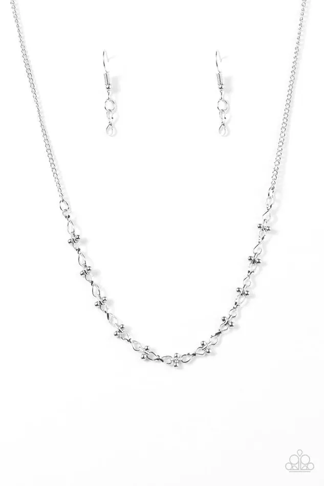 Paparazzi Necklace Dream A Little Dream Silver Paparazzi Jewelry Necklaces