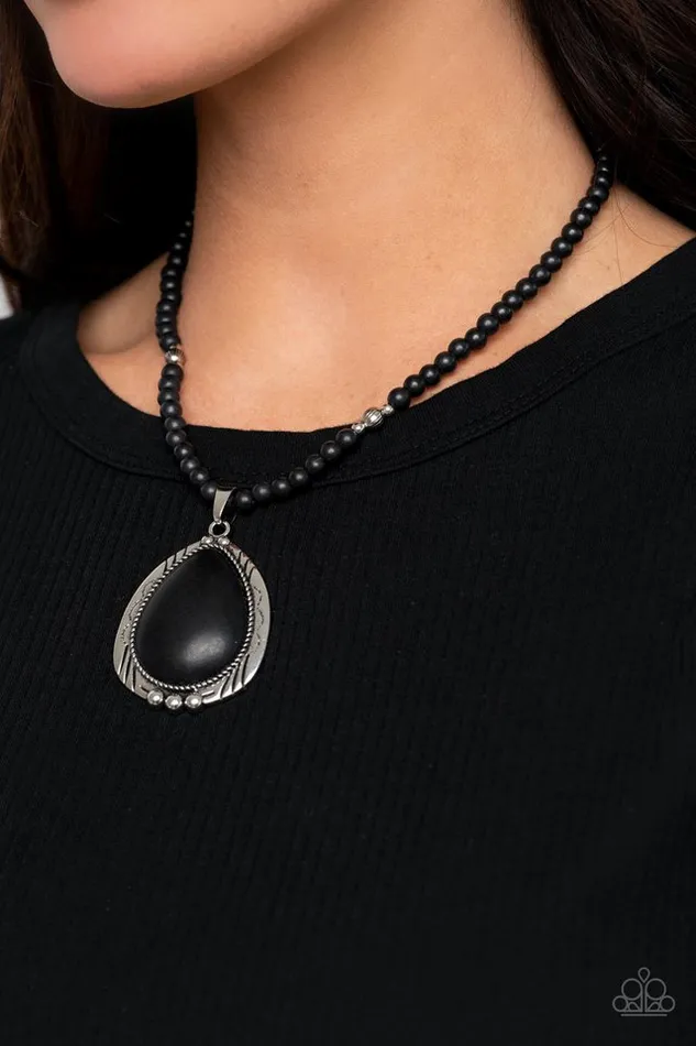 Paparazzi Necklace Evolution Black Paparazzi Jewelry Necklaces