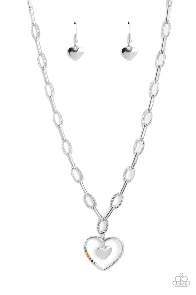 Paparazzi Necklace Refulgent Romance Multi Paparazzi Jewelry Necklaces