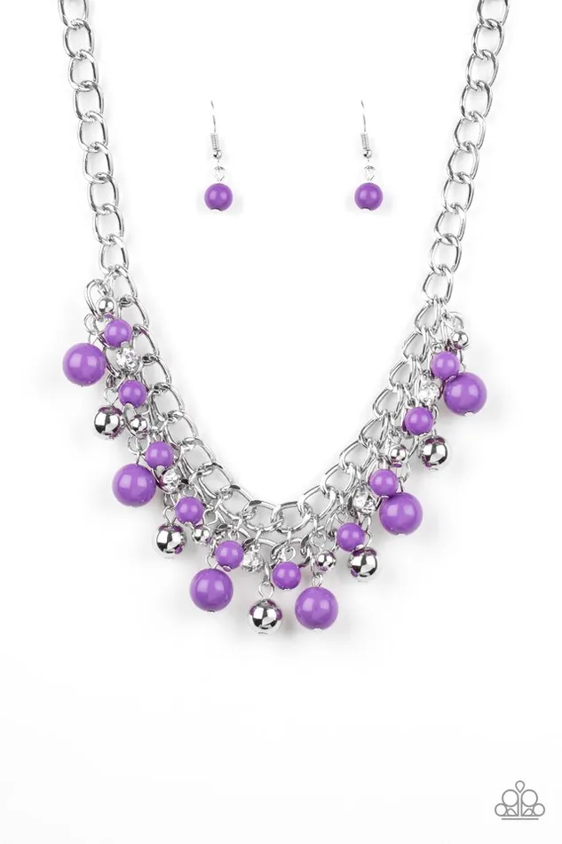 Paparazzi Necklace The Bride To BEAD Purple Paparazzi Jewelry Necklaces