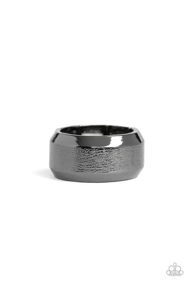 Paparazzi Ring Checkmate Black Paparazzi Jewelry Rings