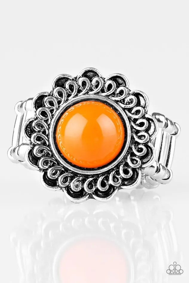 Paparazzi Ring Garden Stroll Orange Paparazzi Jewelry Rings