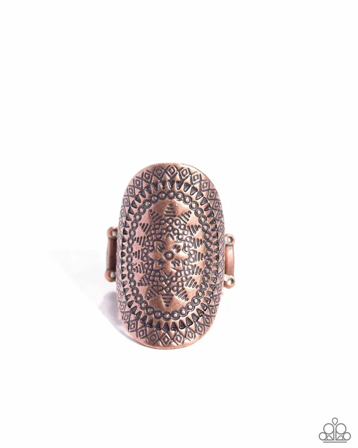 Paparazzi Ring Island Influence Copper Paparazzi Jewelry Rings