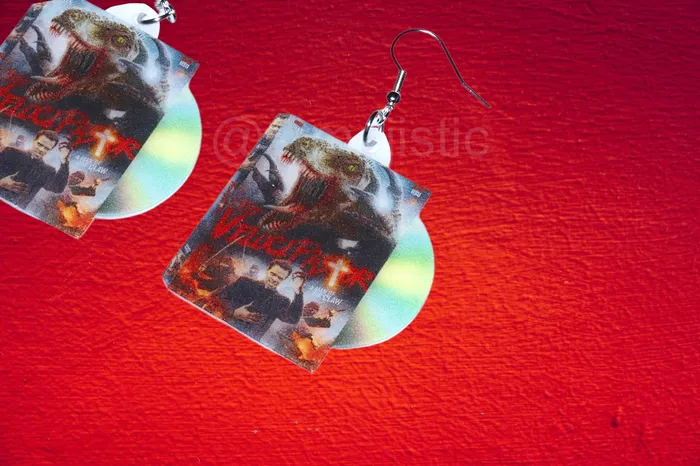 The Velocipastor 2017 DVD 2D detailed Handmade Earrings Sam Makes Things Earrings