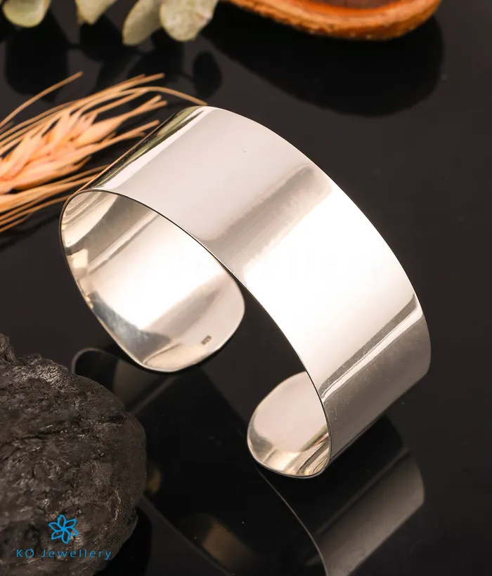 Bracelets Jaipur The Shine Silver Cuff Bracelet