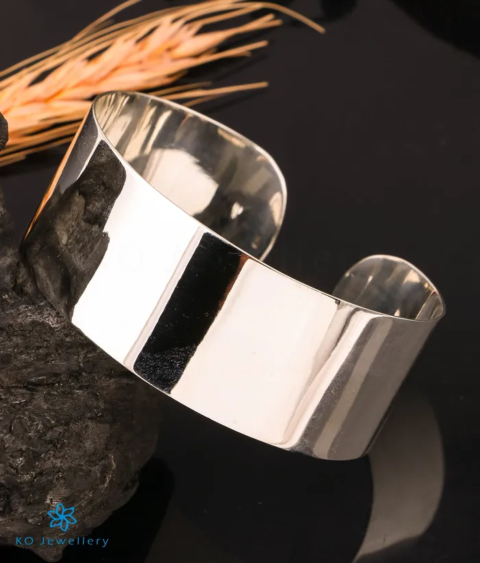 Bracelets Jaipur The Shine Silver Cuff Bracelet
