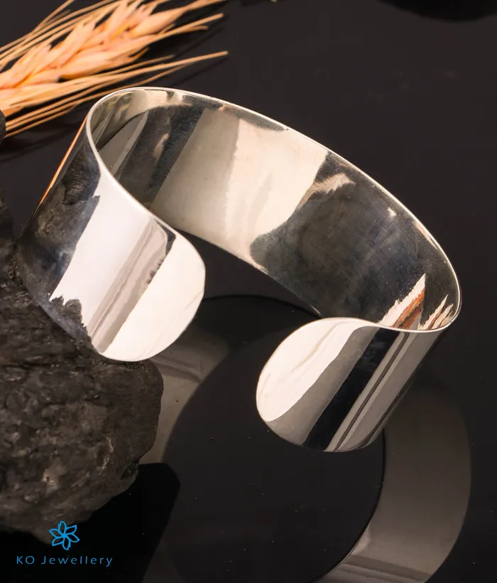 Bracelets Jaipur The Shine Silver Cuff Bracelet