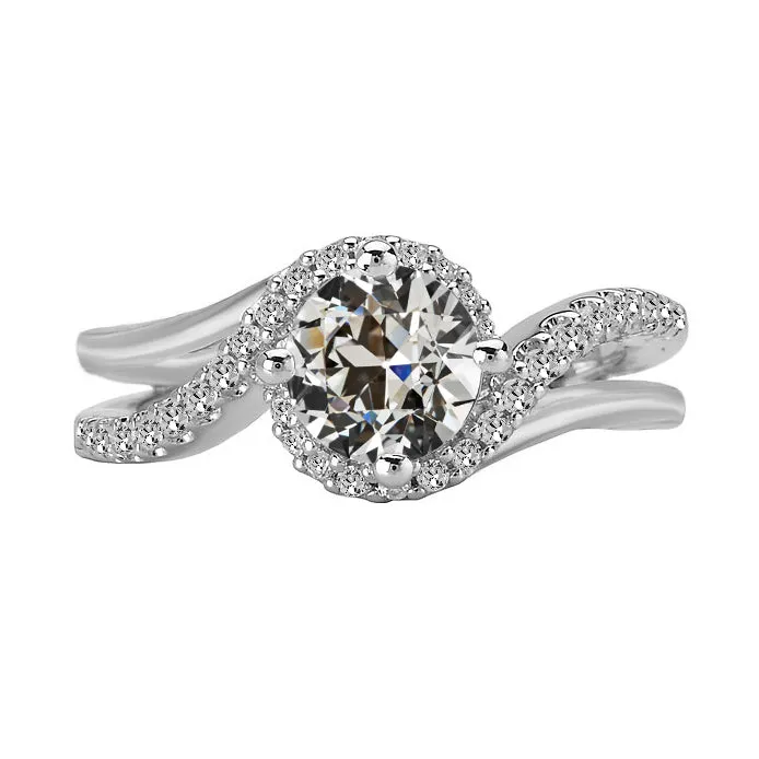 HarryChadEntcom Old Cut Natural Earth Mined Diamond Ring Twisted Style 450 Carats Rings